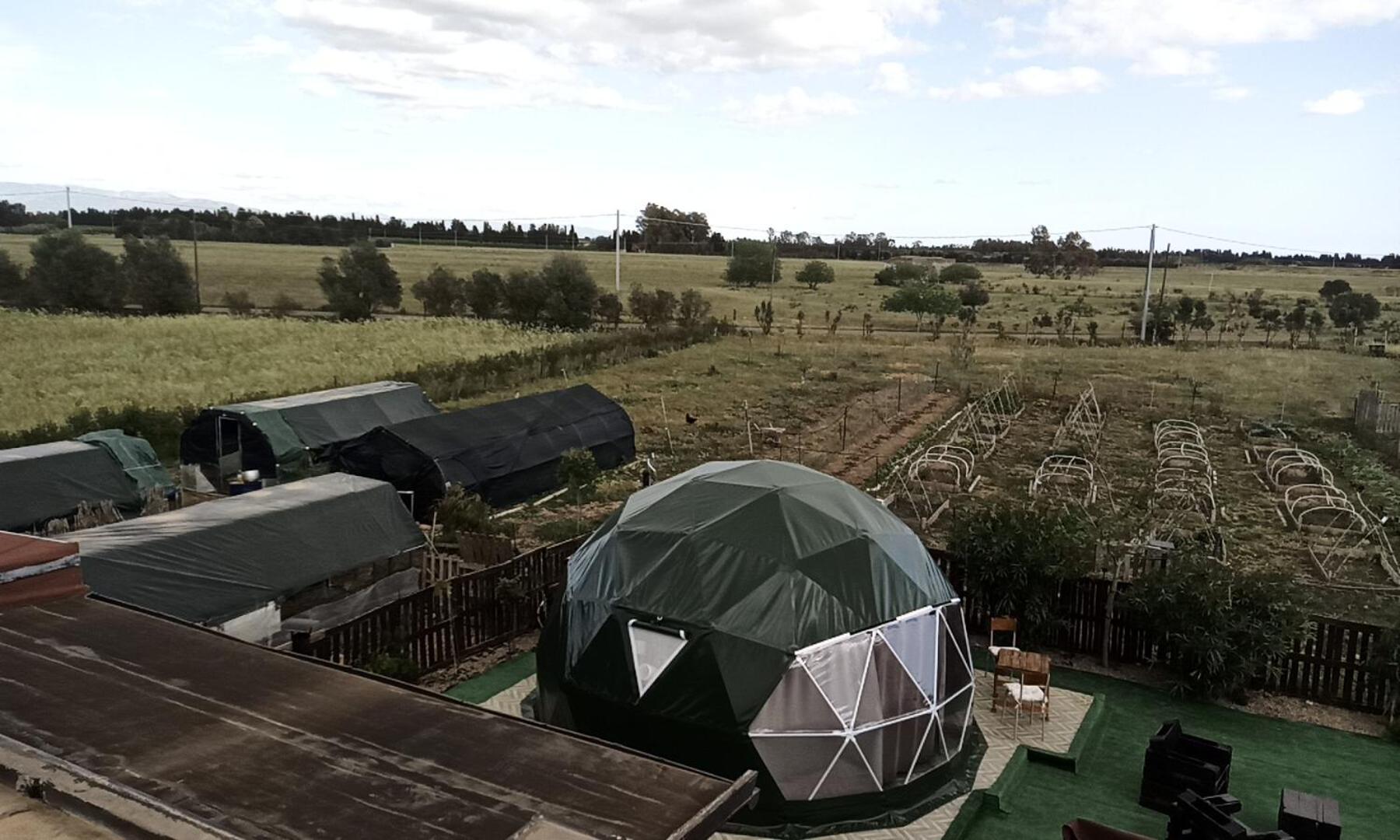 Podere Kiri Dome Experience Decimomannu Exteriör bild